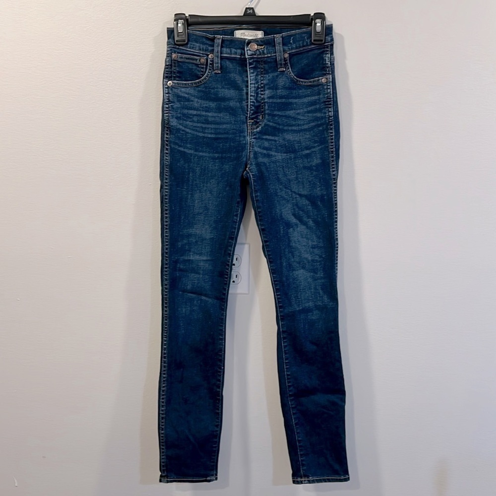 Madewell 10” High-Rise Skinny Jeans Size 25 EUC